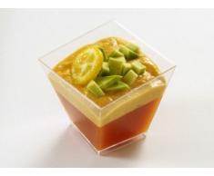 Plastella 052580CR Verrine, PS, Cristal, 4,7 x 4,7 x 4,5 cm