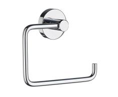 Smedbo HK341 Porte-Rouleau de WC Home sans abattant chromÃ© Laiton, Argent, 14 x 9 x 5 cm