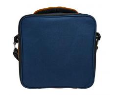 NERTHUS FIH 421 Lunch Bag Bleu Marine 2 Poches, Unique, Tissu résistant, Taille