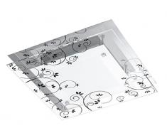 Rabalux 2845 Plafonnier, Verre, E27, WeiÃ