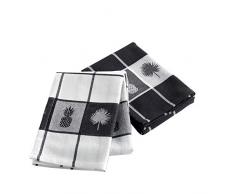 douceur dinterieur ANAGOLD TORCHONS, Noir, 50 x 70 CM