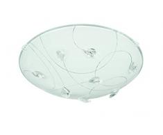 Action 913201060300 Plafonnier, Cristal de Plomb, 12 W, WeiÃ, Ã 30 cm