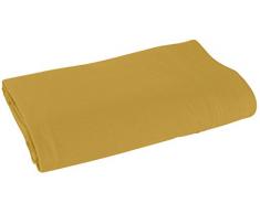 Vent du sud Drap Plat, Coton, Curry, 240X300 cm