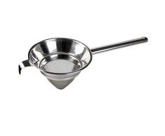 Grunwerg Passoire de cuisine Ã mailles fines en acier inoxydable, Acier inoxydable, 24 cm