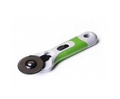 Alfa Cutter Rotatif 45 mm Blanc et Vert