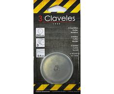 3 claveles 240Â âÂ Set de 3Â Lames pour Cutter Rotatif