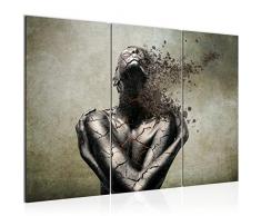 Tableau decoration murale Humain 120 x 80 cm - XXL Impression sur Toile Salon Appartment 3 Parties - prÃªt Ã accrocher - 612331a