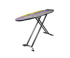 Cosy & Trendy 0205.08E08 Table à Repasser Noir Primera, 125x41x110 Cm, Multicolore