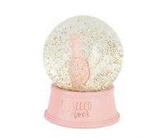 Candlelight Boule de Neige, Rose, 12Â cm