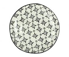 J. Kersten BV Plat de Service en cÃ©ramique Noir 15,5 x 15,5 x 1,5 cm