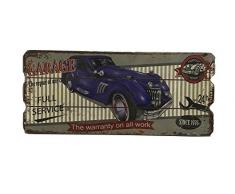 Pide X esa Boca Prie x Cette Bouche Full Service Poster Table décorative, Bois, Multicolore, 3 x 34 x 15 cm