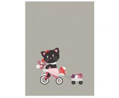 Lilipinso P0125 Affiche Chats, Papier, Gris, 30 x 0,1 x 40 cm