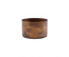 House Doctor Define, Bougeoir en cuivre Antique, Hauteur : 5 cm, diamètre : 8 cm, Multicolore, Taille Unique