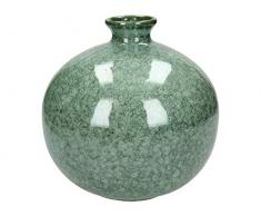 Leewadee Vase en cÃ©ramique Vert 23 x 23 x 22,5 cm