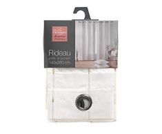 douceur dintérieur rideau oeillets 140x260 cm jacquard fils metallises loratitude naturel/or