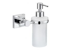 nie wieder bohren. 12,7 x 11 x 11 cm-Range Never Drill Again ChromÃ© Distributeur de savon