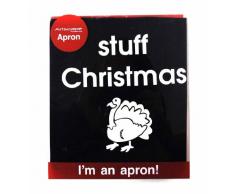 Artscape 100% Coton Stuff Christmas Tablier de NoÃ«l, Noir