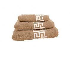 ForenTex Jeux de Serviette (Ref vsc-500g) Usage Multifonction pour Baignoire, Douche, lavabo, Plage, 100% Coton/Cotton, dorÃ©, 30Â X 50, 50Â X 90,100Â X 151Â 