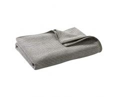 Living Crafts Serviette de Bain en Cachemire rayÃ©e Naturelle Taille Unique