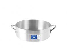 Pardini Albergo Faitout Bas, Aluminium, Gris, 28 cm