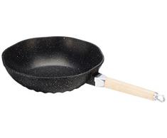 Sirio Wok octogonal, Fonte daluminium, Noir/Blanc