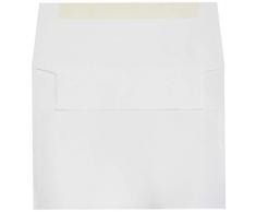 Leader Papier Enveloppes produits 4.75Â x 16,5Â cm Leader A6, Lot de 50, blanc