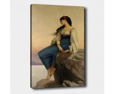 Bonamaison Peinture sur toile, multicolore, 40 x 60 cm - ConÃ§u et fabriquÃ© en Turquie