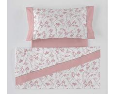 ESTELA ES-TelaÂ âÂ Set de draps imprimÃ©es Paola Couleur Mauve (4Â piÃ¨ces)Â âÂ Lit de 150Â cmÂ âÂ 50% coton/50% PolyesterÂ âÂ 144Â Fils