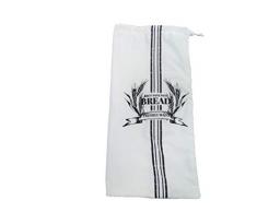 Zielonka Sac à Pain en Coton, Coton, WeiÃ, 53 x 25 cm