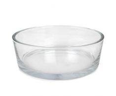 Tafeldeko.de Plateau Rond en Verre Transparent 19 cm
