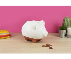 Gift Republic Tirelire en cÃ©ramique, Or Rose, 19Â x 15Â x 14.5Â cm