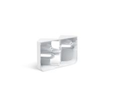 Steinel Support mural dangle pour Projecteur LED dextÃ©rieur XLED Home 2Â accessoires de fixation Ã lintÃ©rieur et Ã angle extÃ©rieur, Plastique, WeiÃ, 5.3 x 8.8 x 3.0 cm 1watts