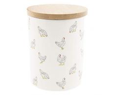 Clayre & Eef LCHVO Pot avec Couvercle Poulailler env. Ã 10 x 13 cm