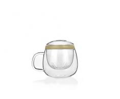 Tea Soul B6021832 Tasse avec Infuser Verre Beige 500 ml