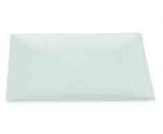 Dajar Porto Assiette Ã Dessert 18Â cm, Porcelaine, Blanc, 18Â x 18Â x 2Â cm