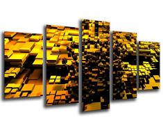 Tableau Moderne Photographique, Impression sur bois, Image dart abstrait, 165 x 62 cm, ref. 26244