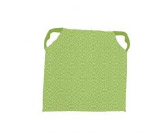 Soleil docre Paon Dessus de Chaise, Polyester, Vert, 40 x 40 cm