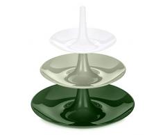 Koziol 3180338 BABELL Plateau de service Plateau de service Plateau de service Plateau à gâteaux Cupcakes Plastique