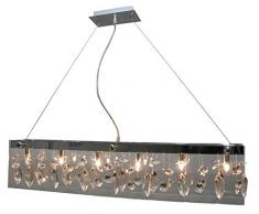 Motif Les Grönlund 9196/6 Como Track Lustre en cristal, Chrome, G9