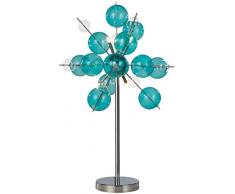 Naeve Leuchten C, lampe de table Verre Ball, métal chromé, 10 W, G4, 50 x 50 x 73 cm 3073299