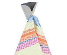 InterDesign Forma porte-torchon - crochet à torchon sans perçage en acier inoxydable - lot de 2 crochets muraux - argenté mat