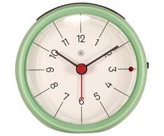 NeXtime 7344GN Reveil, Plastique, Green, 9,5 cm