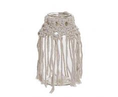 Dcasa Bougeoir en Verre pour décoration de Maison, Unisexe, Adulte, Multicolore, Unique