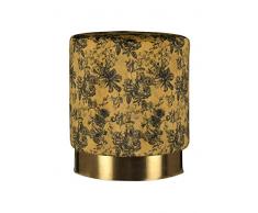 ESSENZA Pouf, Ochre, 40 cm x 43 cm