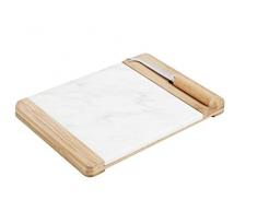 Cosy Trendy & 3200642 Table de Cuisine à découper Planche à Découper (Blanc Bois,) Uni