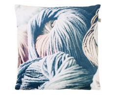 Dutch Decor Coussin Yarn 45x45 cm cuivre - Coussins Déco - Oreiller Décoratif - Déhoussable - Zippé