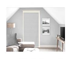Soleil docre Nicolas Voilage, Voile, Brise bise, Polyester, Gris, 70 x 200 cm