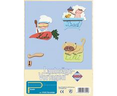 Pebaro Pièce chantournée Maquette Plaque de porte I