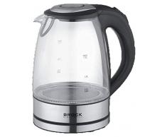 brock Electronics wk-2105-bk chauffe eau Ã©lectrique en verre, 2200Â W, 1.7Â litres, 5Â dÃ©cibels, transparent
