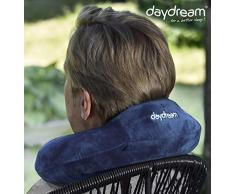 Daydreamâ¯: Basic Plus (avec Appui-tÃªte) Coussin de Nuque de Voyage en Mousse Ã MÃ©moire, Bleu foncÃ© (N de 5363)